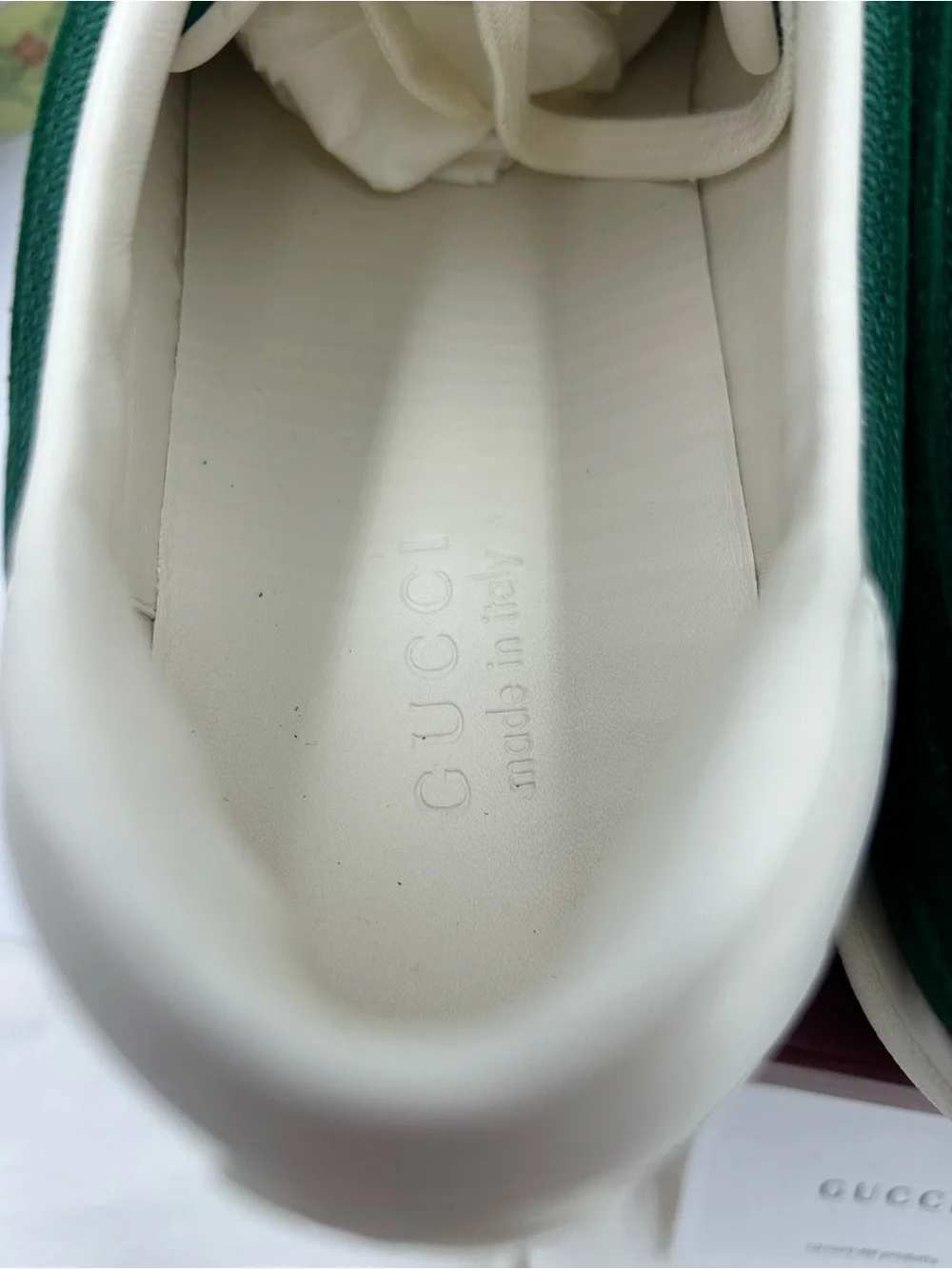 Men's Gucci interlocking G suede – canvas  sneakers size 13 made in Italy